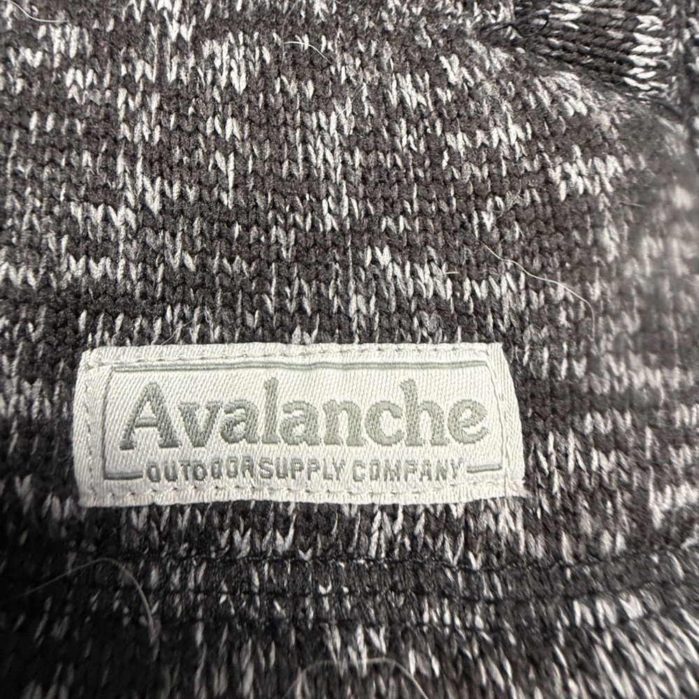 Avalanche Charcoal Fleece Jacket men’s size Medium - Picture 5 of 8